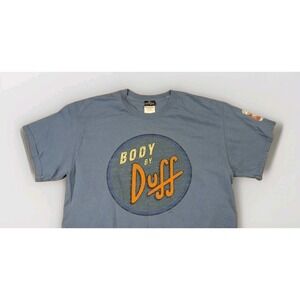 Universal Studios The Simpsons Body by Duff Mens Shirt Adult Size Medium